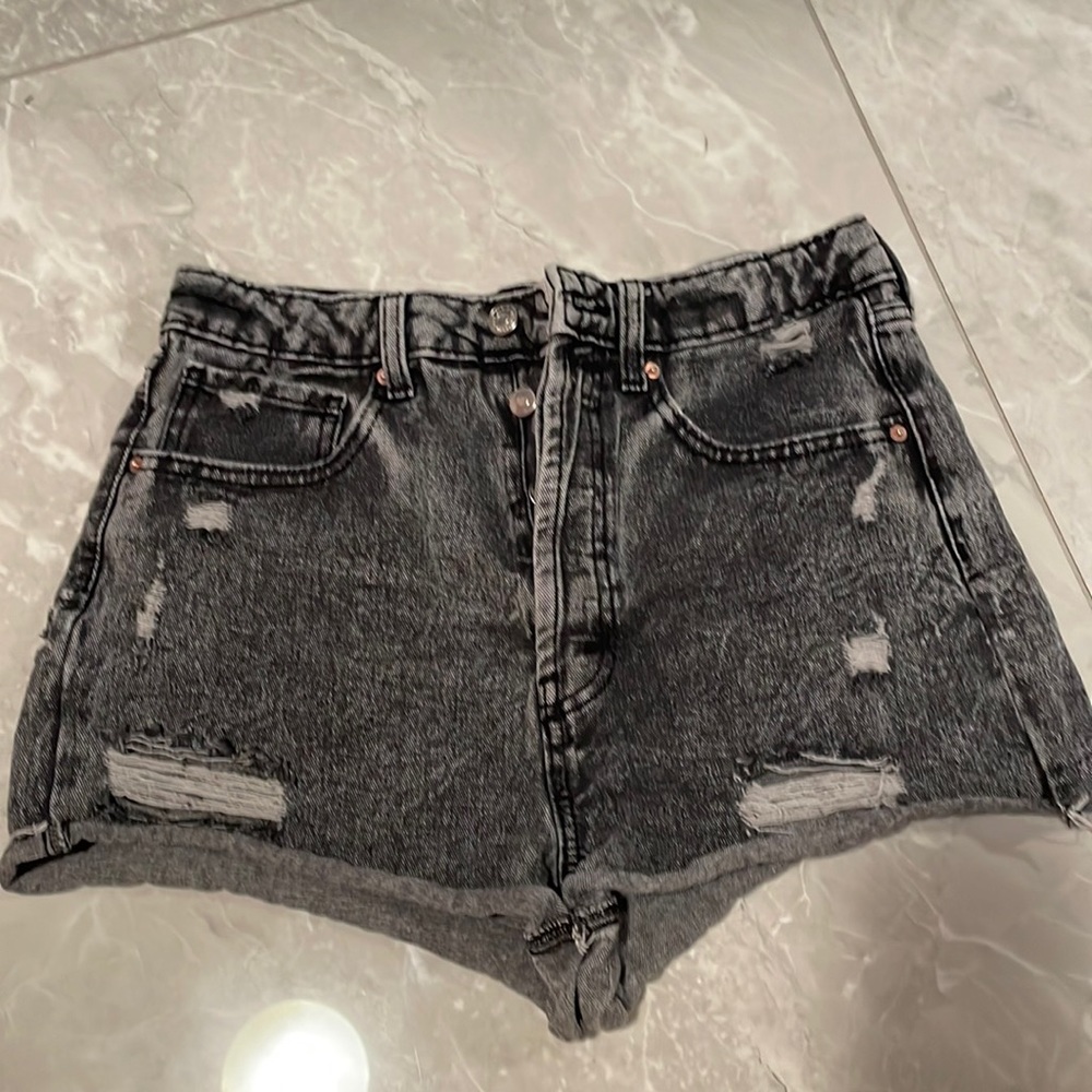 High waisted Wild fable black denim shorts